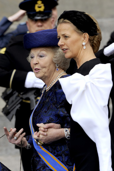 Princess Mabel with her mother-in-law, Princess Beatrix of the Netherlands